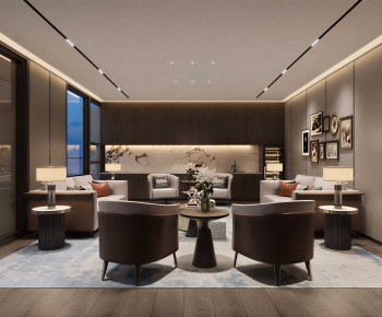 Modern A Living Room-ID:457005983