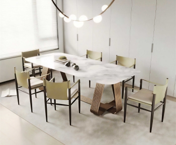 Modern Dining Table And Chairs-ID:394033918