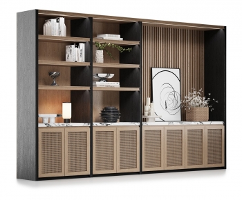 New Chinese Style Bookcase-ID:340500121