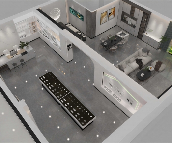 Modern Exhibition Hall-ID:390831952