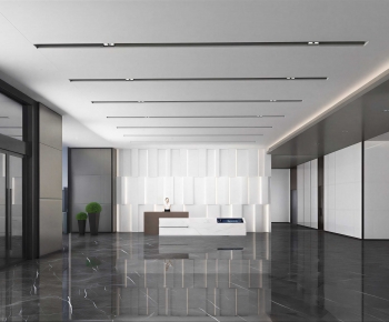 Modern Office Reception Desk-ID:910460943