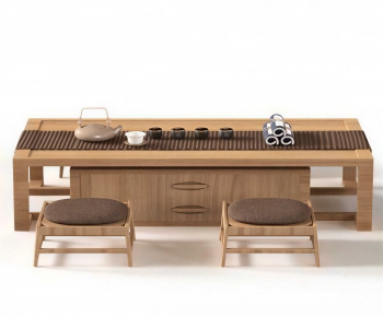 New Chinese Style Tea Tables And Chairs-ID:110229026