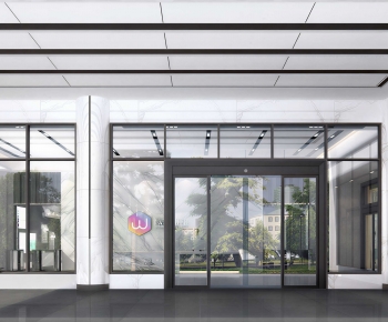 Modern Facade Element-ID:835196974