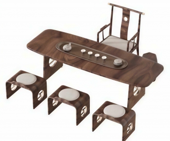 New Chinese Style Tea Tables And Chairs-ID:496120541