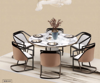 New Chinese Style Dining Table And Chairs-ID:335261111