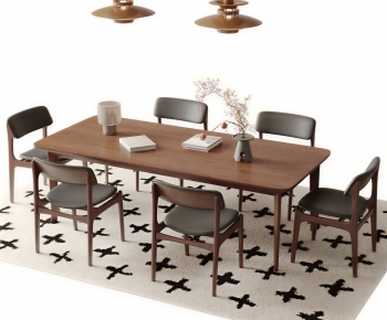Modern Dining Table And Chairs-ID:848957068