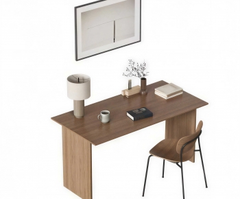 Modern Computer Desk And Chair-ID:659836054