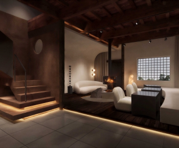 Industrial Style A Living Room-ID:648350958