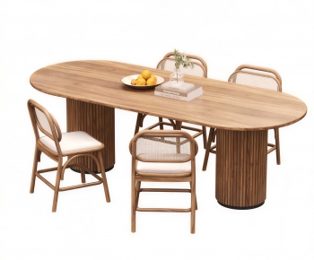Modern Dining Table And Chairs-ID:634819033