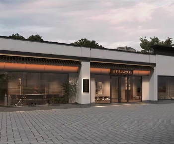 New Chinese Style Facade Element-ID:479834082