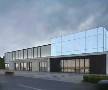 Modern Appearance Of Commercial Building-ID:336935043