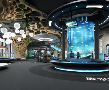 Modern Exhibition Hall-ID:804400924