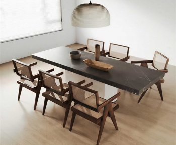 Modern Dining Table And Chairs-ID:849602942