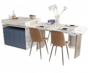 Modern Dining Table And Chairs-ID:870141038
