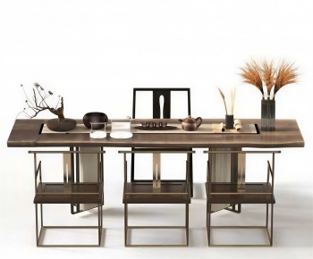 New Chinese Style Tea Tables And Chairs-ID:469009958
