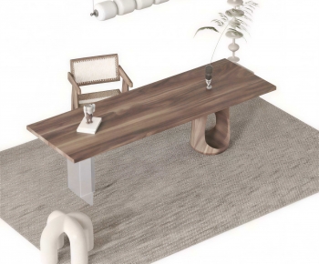 Modern Computer Desk And Chair-ID:100006109