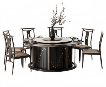 New Chinese Style Dining Table And Chairs-ID:782070216