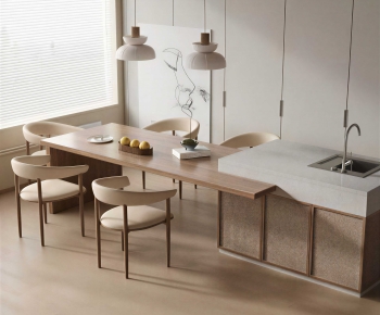 Modern Dining Table And Chairs-ID:727621081