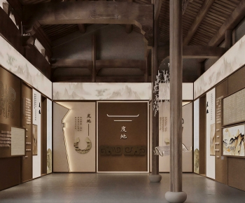 New Chinese Style Exhibition Hall-ID:835722928