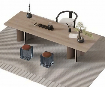 New Chinese Style Tea Tables And Chairs-ID:802660949