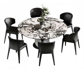 Modern Dining Table And Chairs-ID:694380045