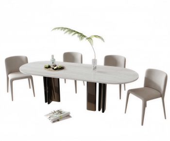 Modern Dining Table And Chairs-ID:856473921