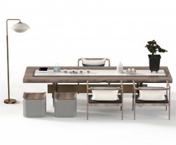 New Chinese Style Tea Tables And Chairs-ID:645653961