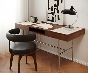 Modern Computer Desk And Chair-ID:907962085