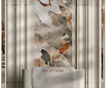 Modern Reception Desk-ID:862982033