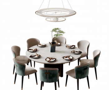 New Chinese Style Dining Table And Chairs-ID:568876983