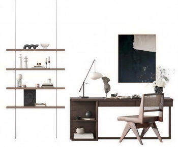 Modern Computer Desk And Chair-ID:212980992