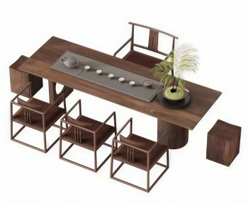 New Chinese Style Tea Tables And Chairs-ID:658525944