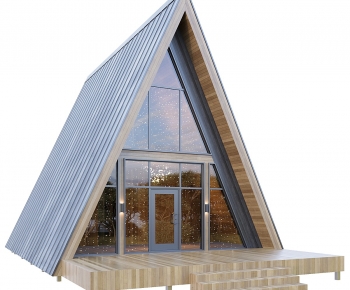 Modern Appearance Of Commercial Building-ID:598557001