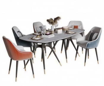Modern Dining Table And Chairs-ID:731112005