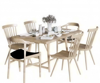 Modern Dining Table And Chairs-ID:341936112