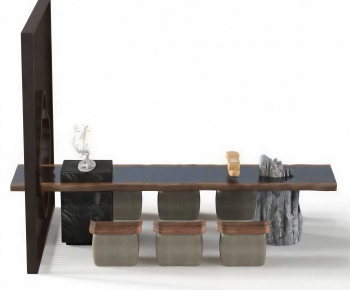 New Chinese Style Tea Tables And Chairs-ID:535936128
