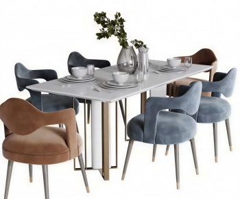 Modern Dining Table And Chairs-ID:594847929