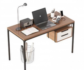 Modern Computer Desk And Chair-ID:332196957