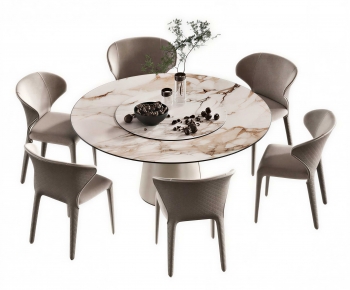 Modern Dining Table And Chairs-ID:518198011