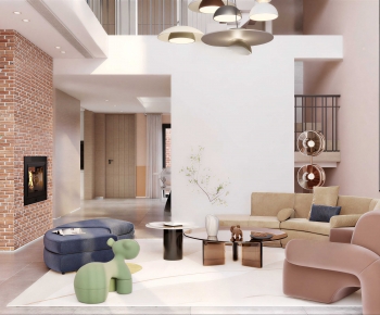 Modern A Living Room-ID:857542042