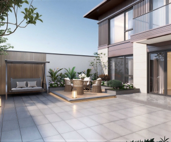 Modern Courtyard/landscape-ID:216701042