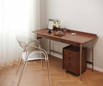 Modern Computer Desk And Chair-ID:118447079