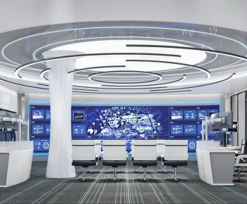 Modern Exhibition Hall-ID:488569738