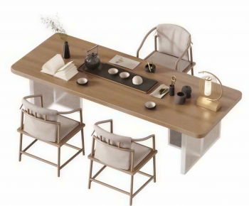 New Chinese Style Tea Tables And Chairs-ID:259160042