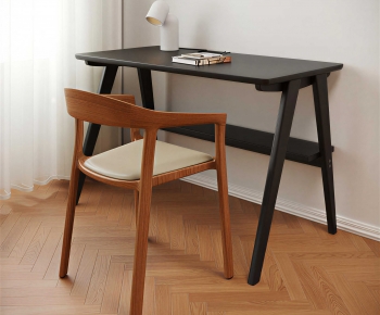 Modern Computer Desk And Chair-ID:552896027