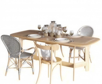 Modern Dining Table And Chairs-ID:203439959