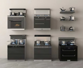 Modern Kitchen Electric Gas Range-ID:290647982