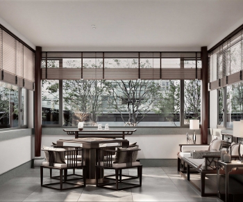 New Chinese Style Glass Sun Room-ID:717180015