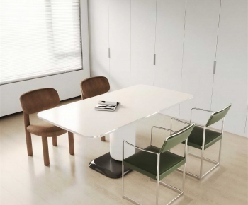 Modern Dining Table And Chairs-ID:756803993