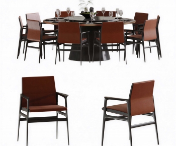 New Chinese Style Dining Table And Chairs-ID:846271995